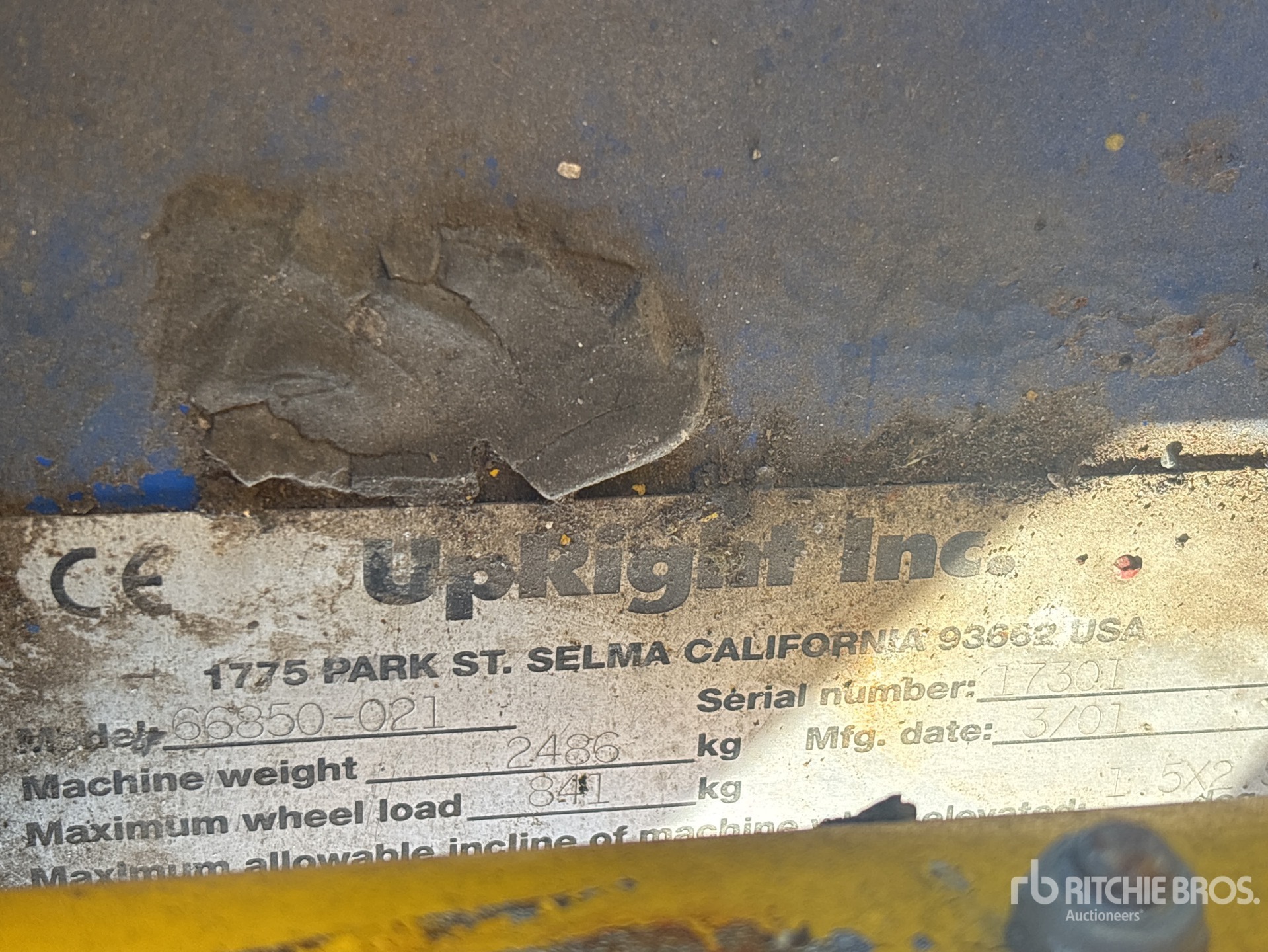 2001 Upright 66850-021
