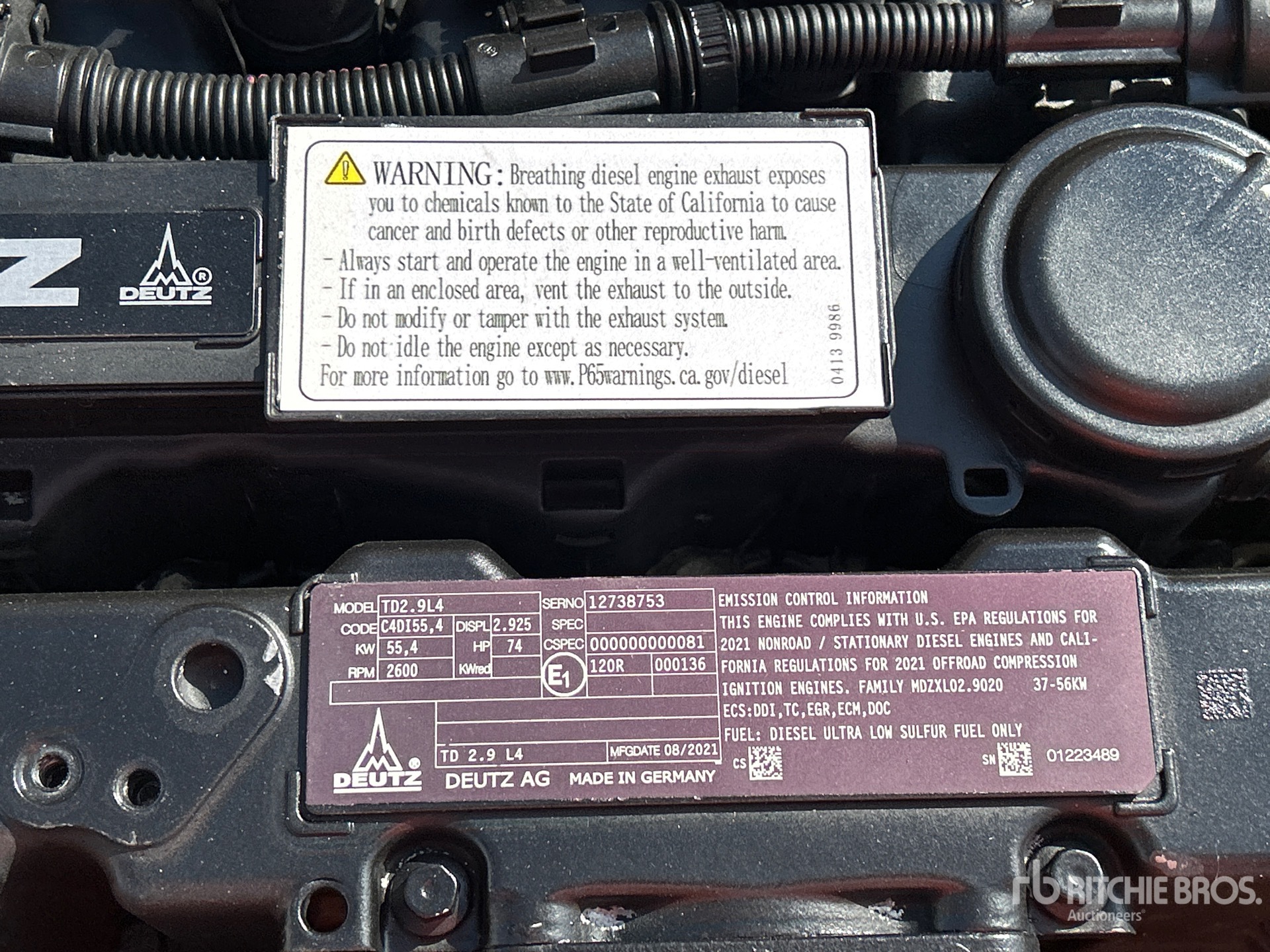 2021 Deutz TD2.9L4