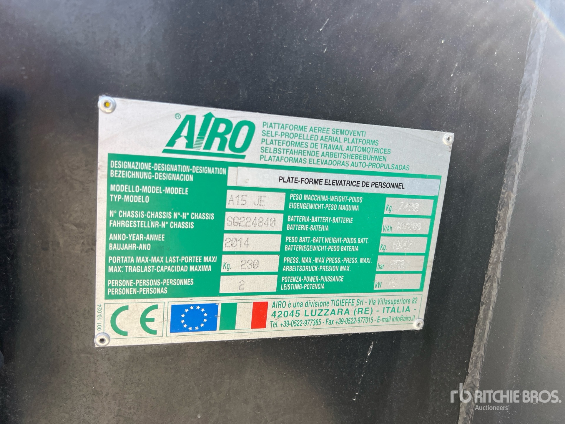 2014 Airo A15JE