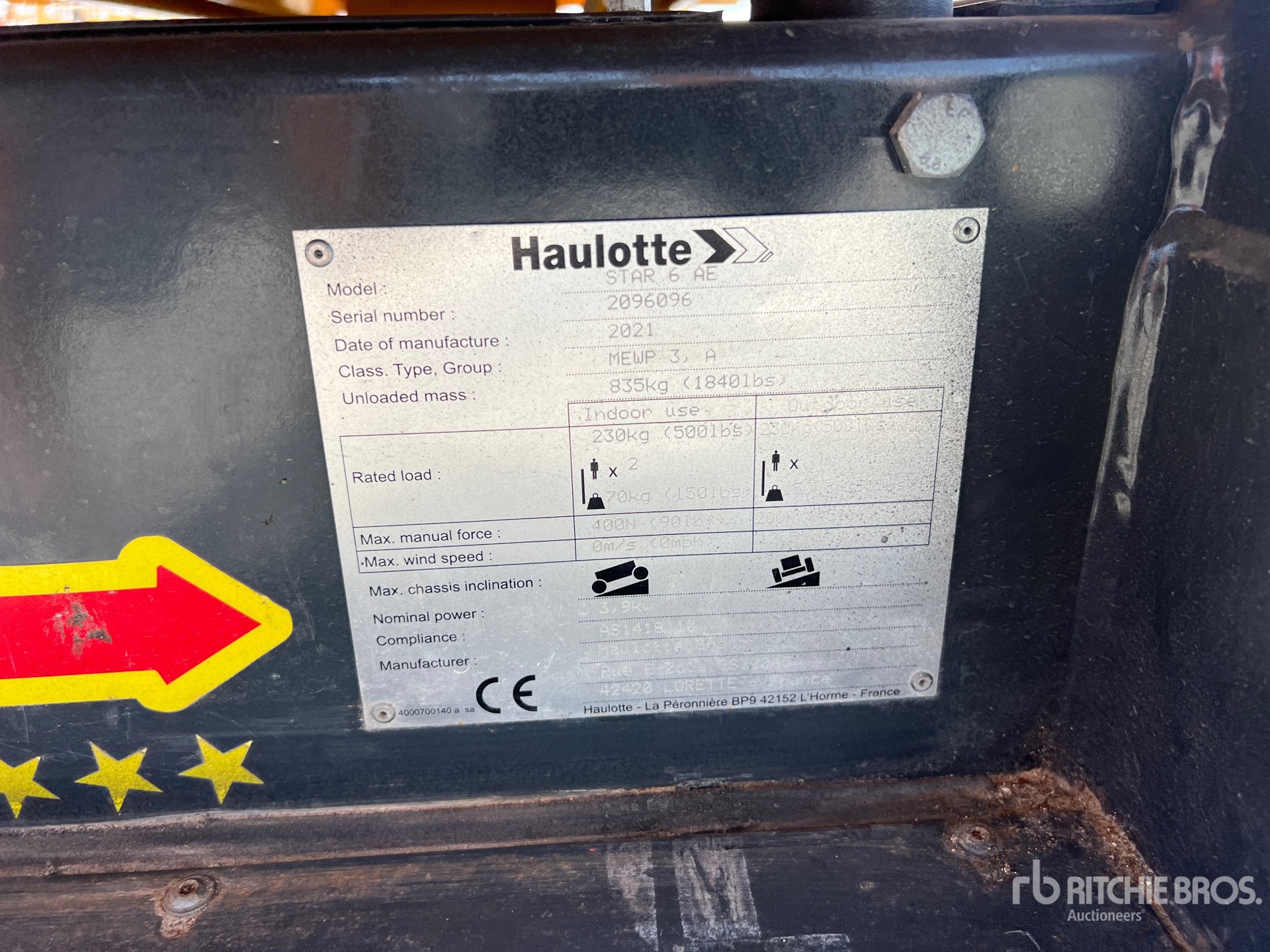 2021 Haulotte STAR6AC