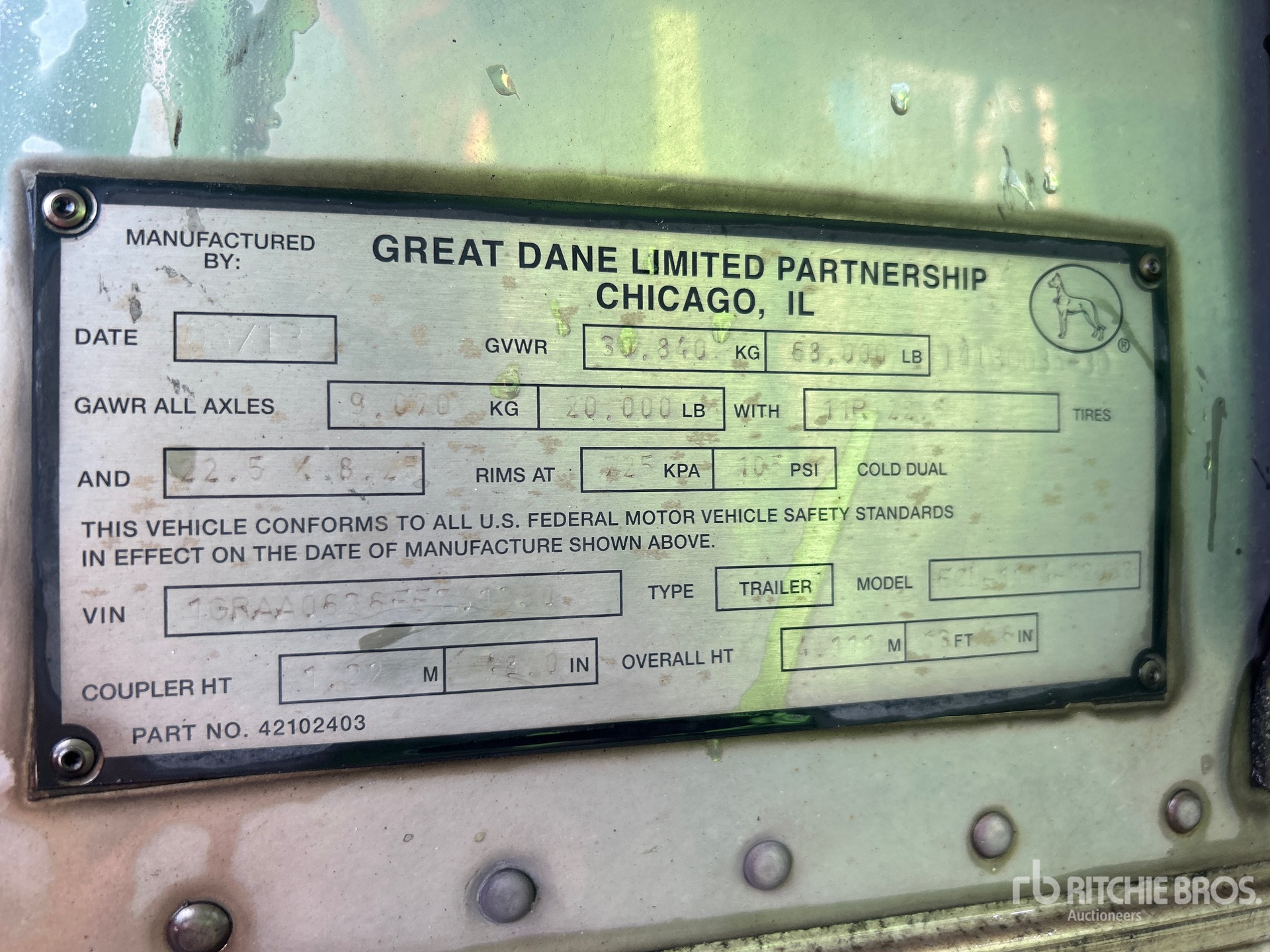 2014 Great Dane 53 Ft