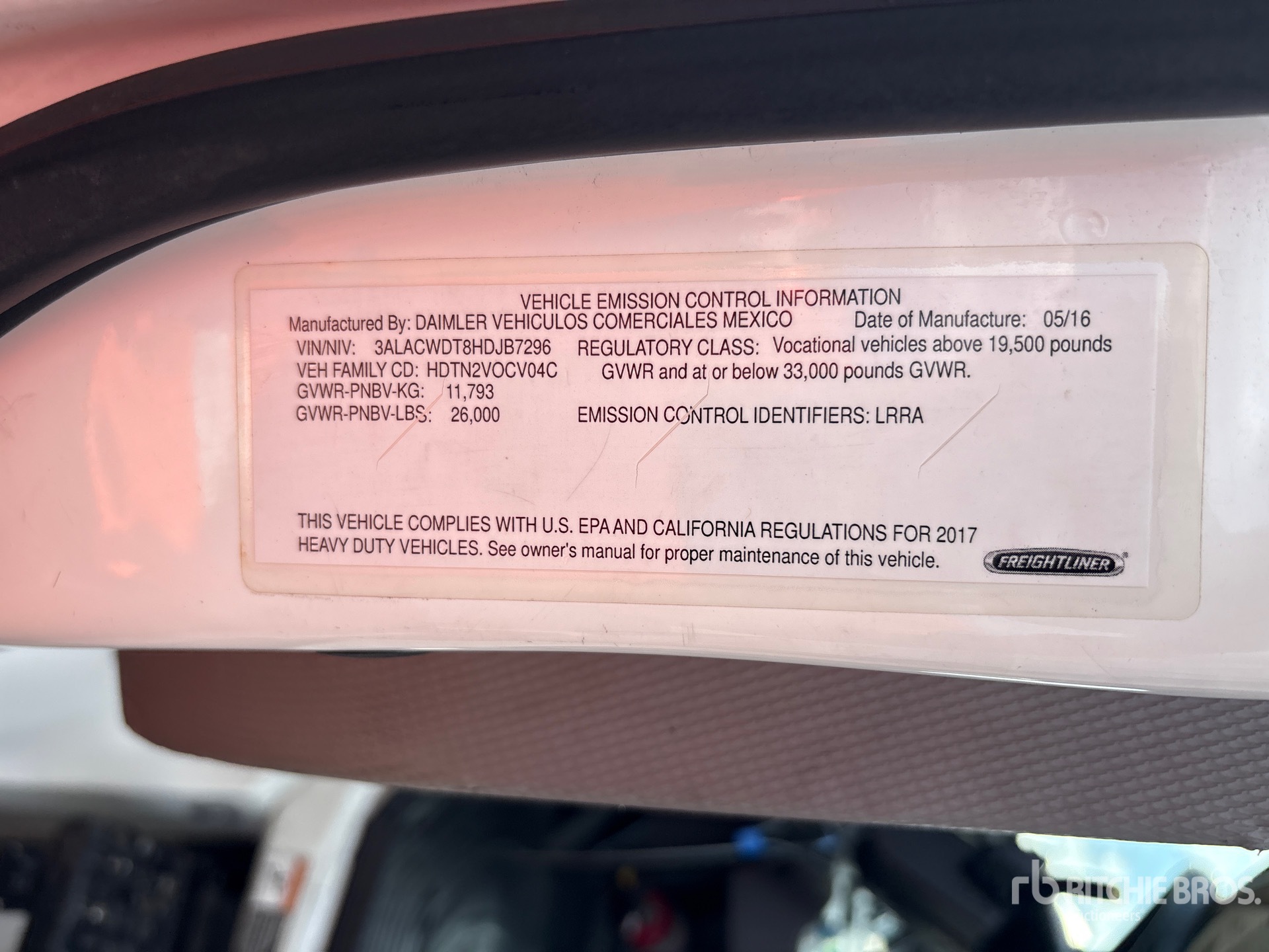 2017 Freightliner M2 106