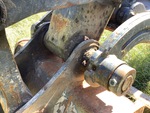 Chassis with Clavijas y bujes de la palanca del cangilón