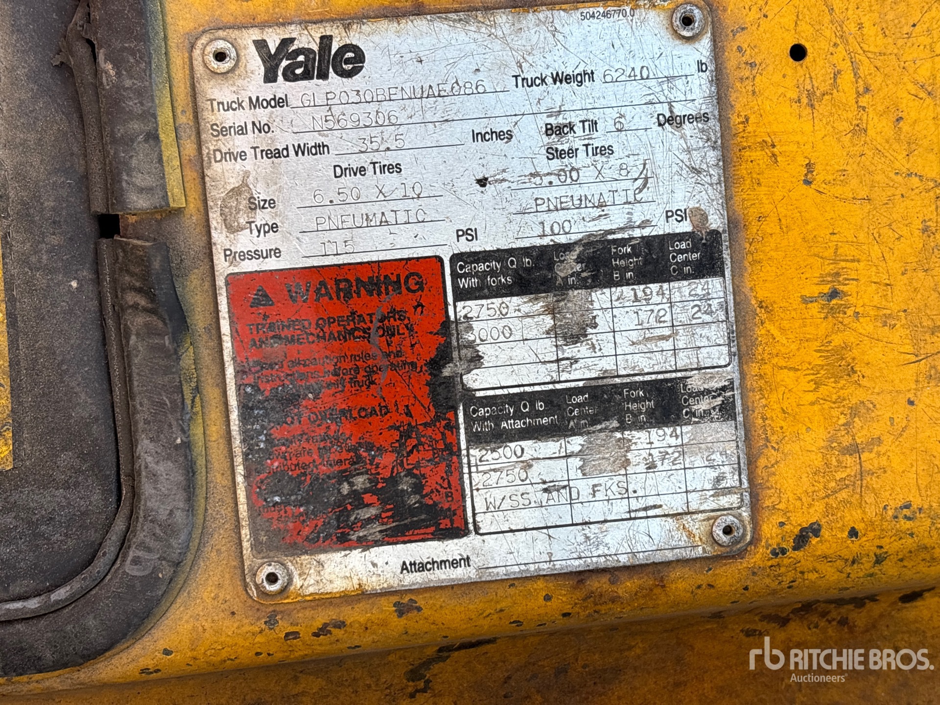 1990 Yale GLP030