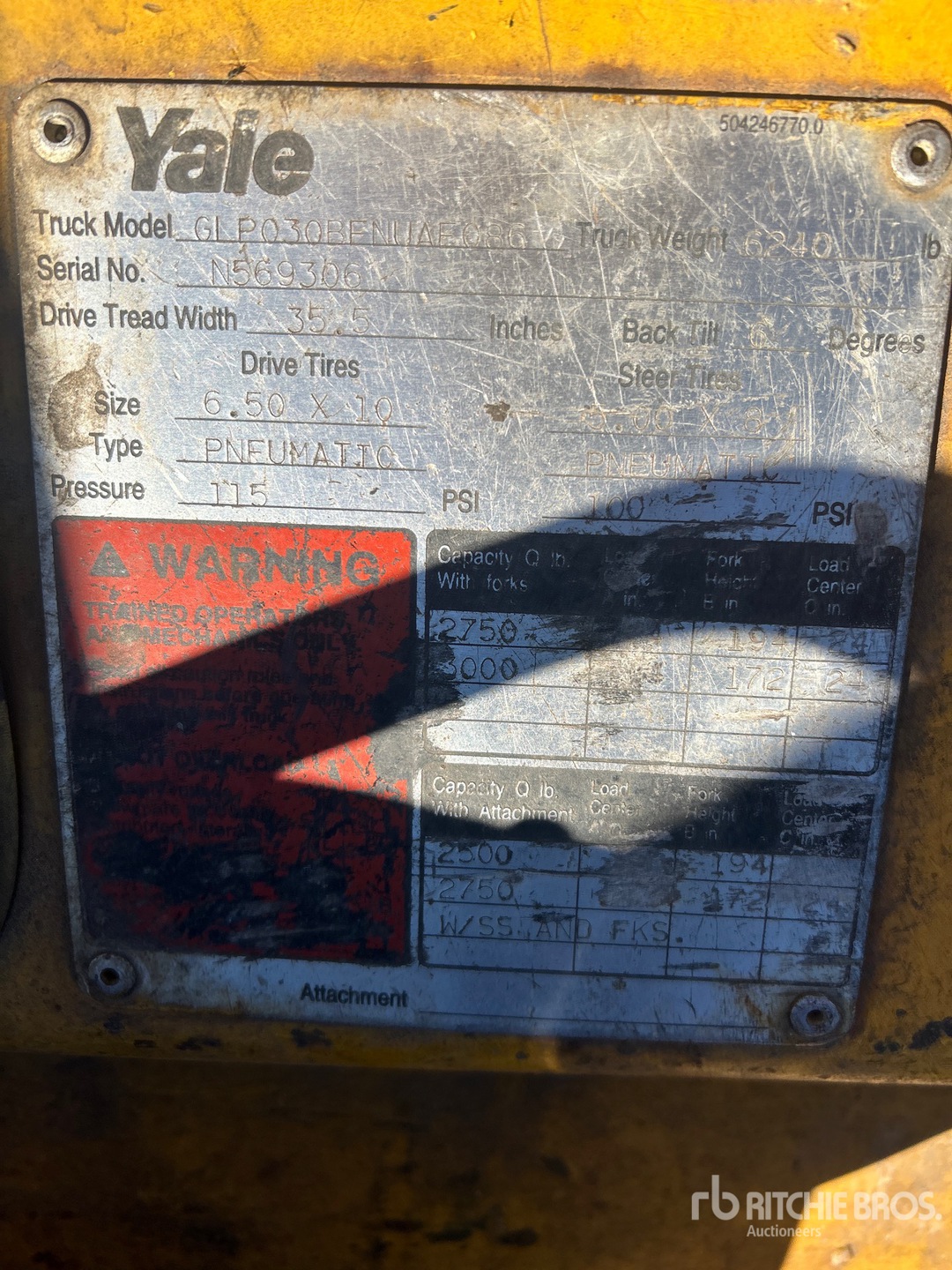 1990 Yale GLP030