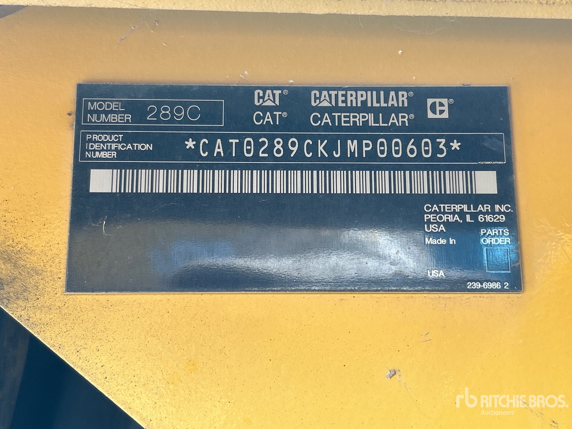 2009 Caterpillar 289C