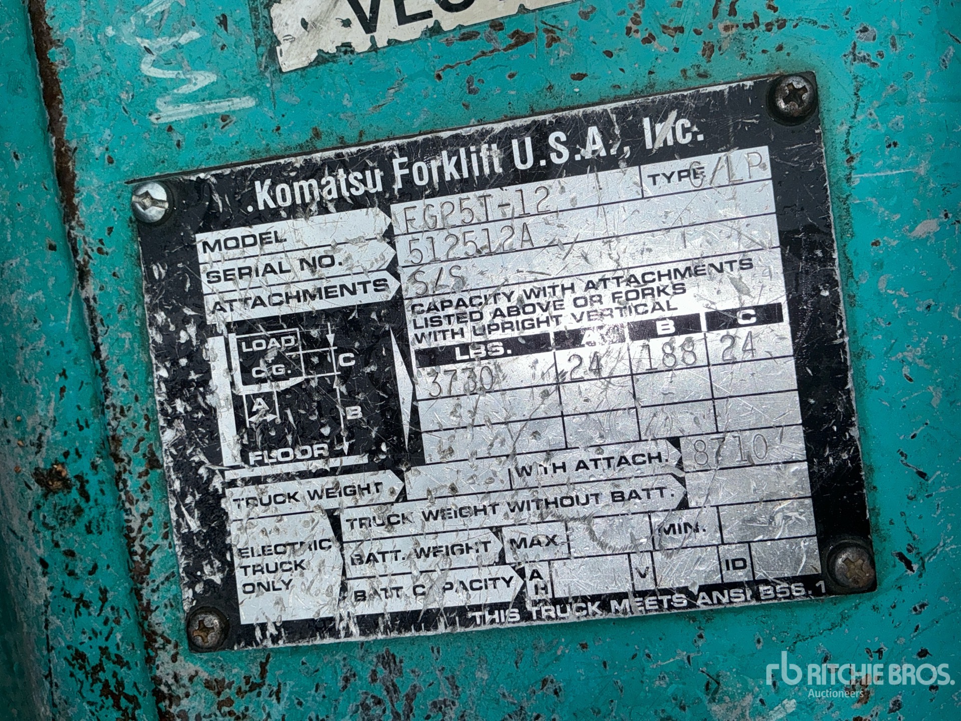 1999 Komatsu FG25T-12
