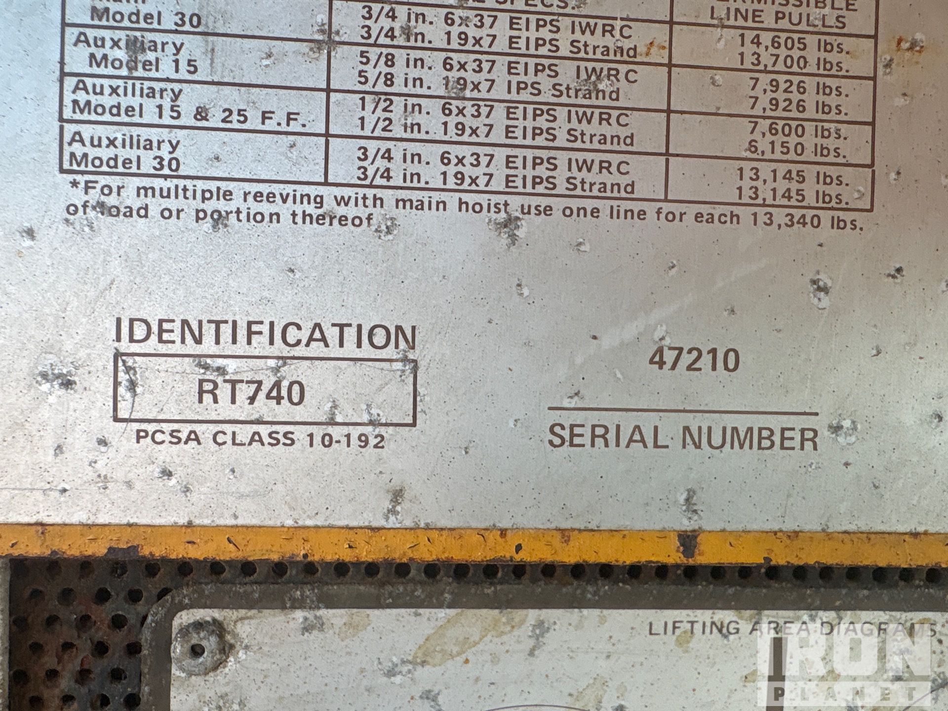 1980 Grove RT740