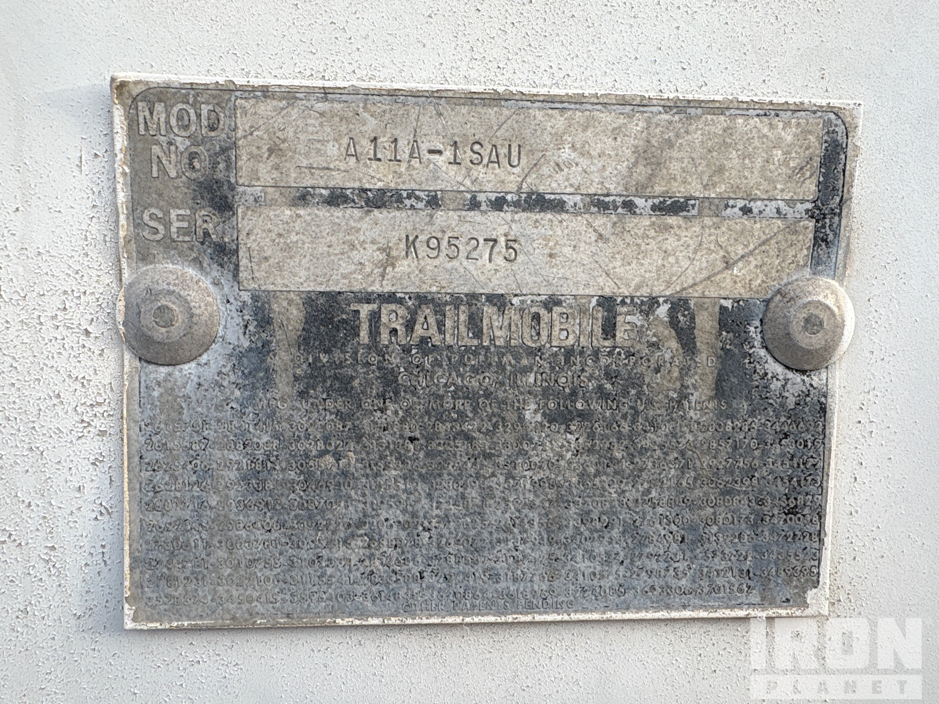 1973 Trailmobile A11A-1SAU