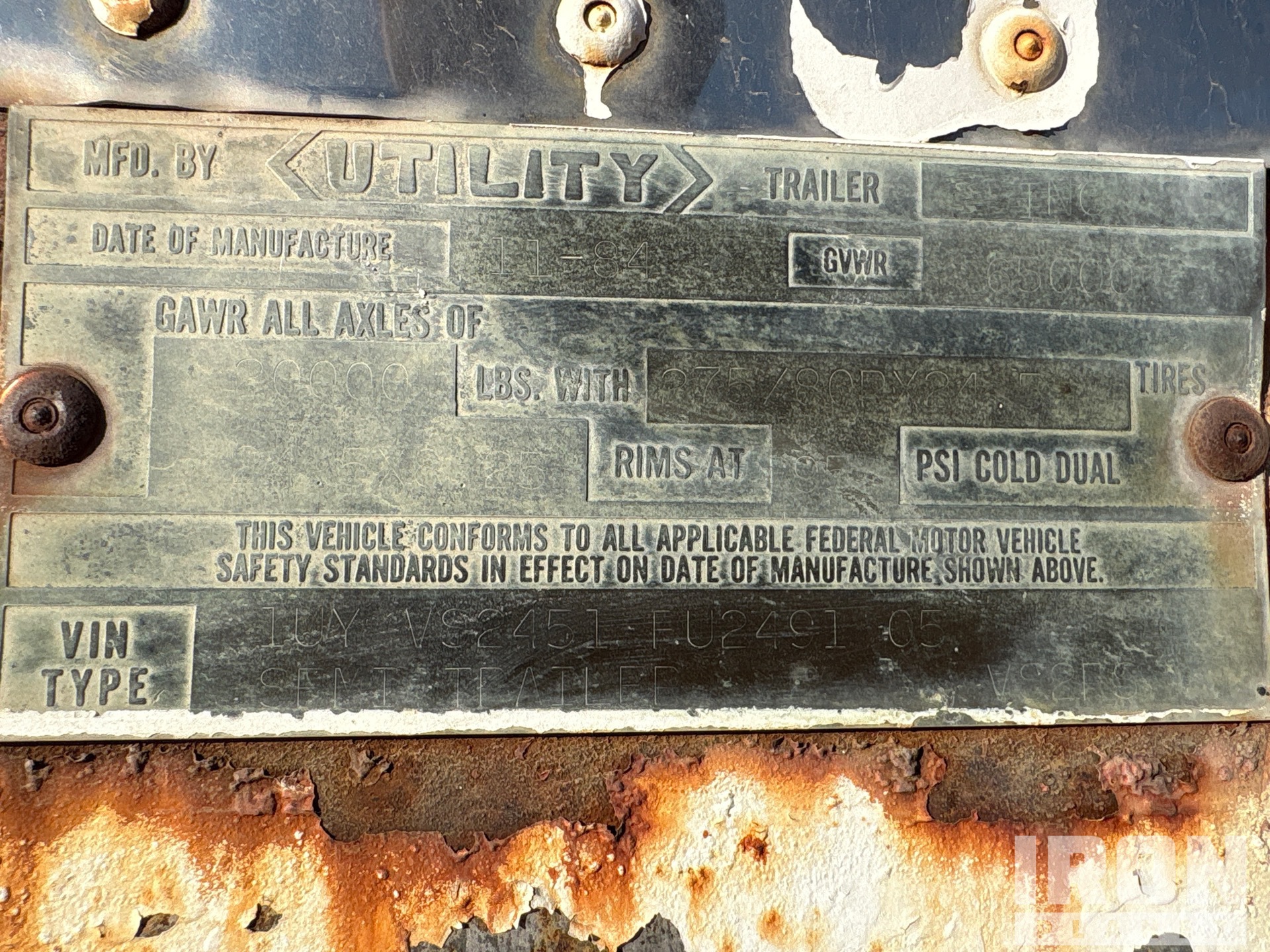1985 Utility VS2RS