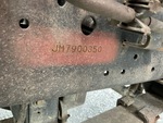 General Appearance with Frame Stamp Serial Number/VIN Photo