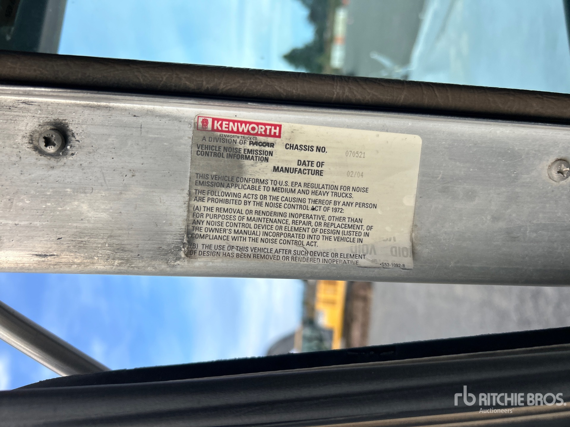 2005 Kenworth W900B