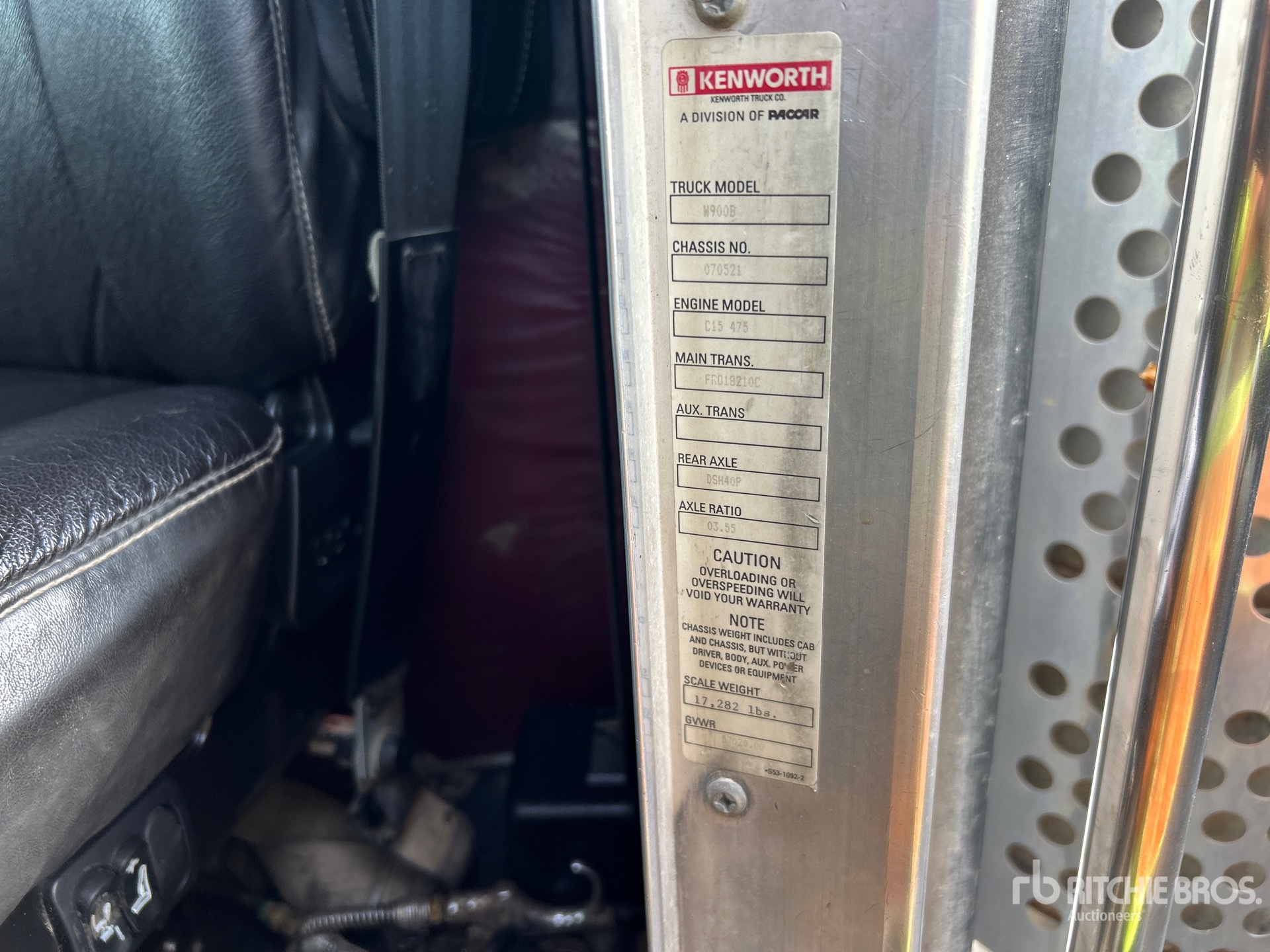 2005 Kenworth W900B