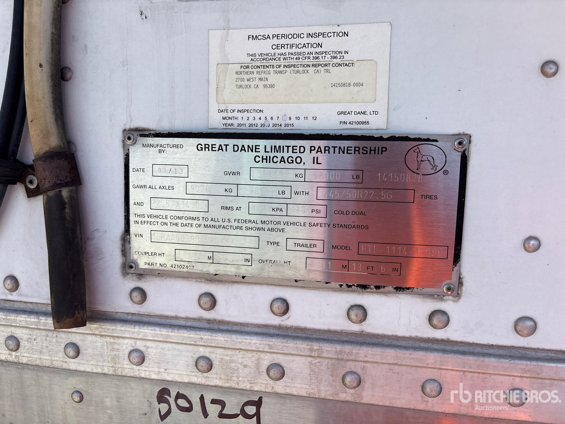 2014 Great Dane ETL-1114-11099