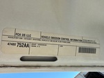 Engine with Emission Label