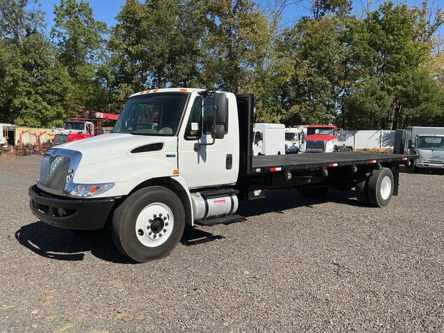 2013 International 4300 4x2 Flatbed Dump Truck
