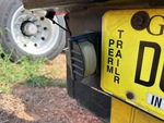Trailer Chassis with License Plate Light Functional