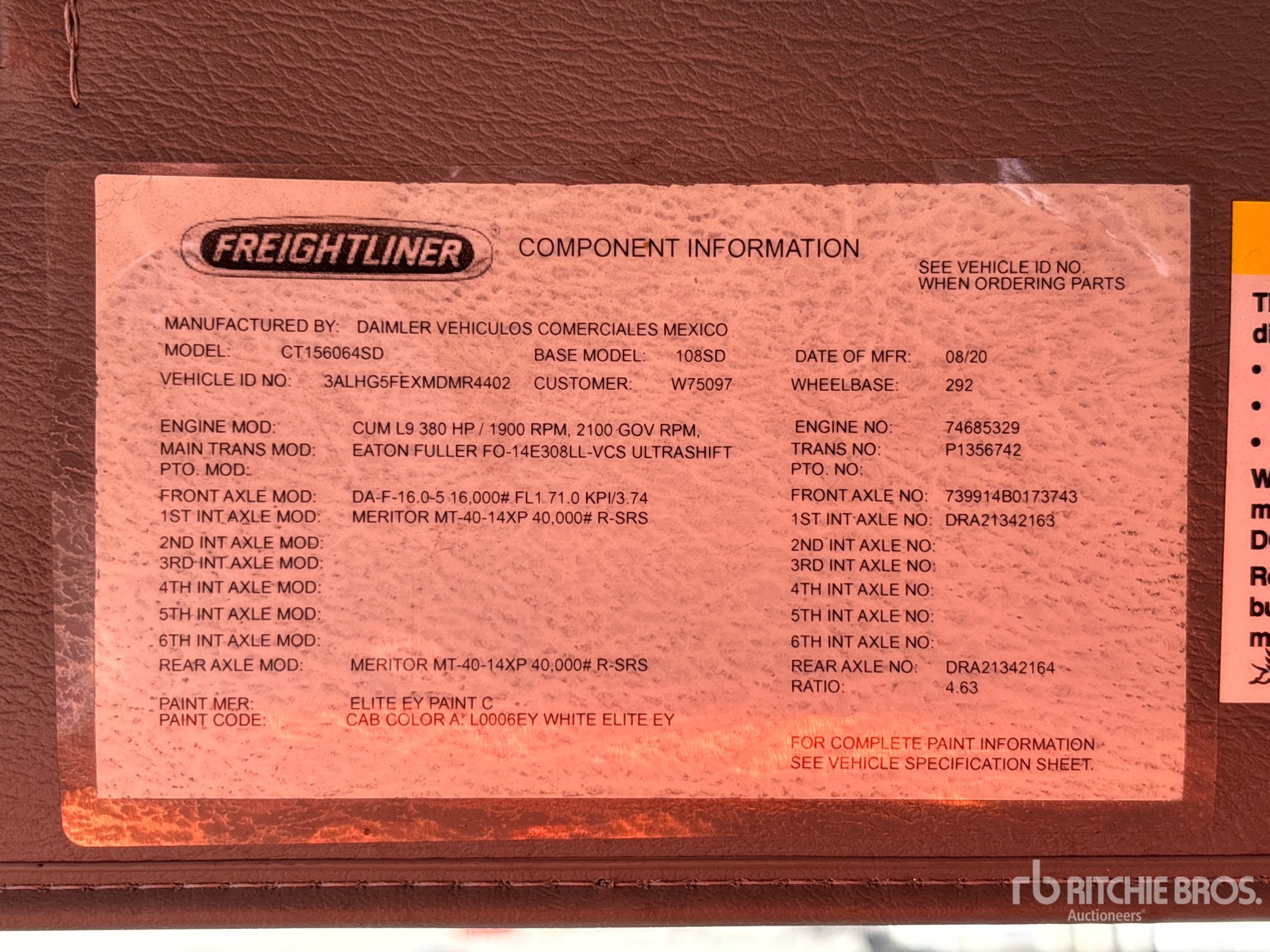 2021 Freightliner Coronado 122SD