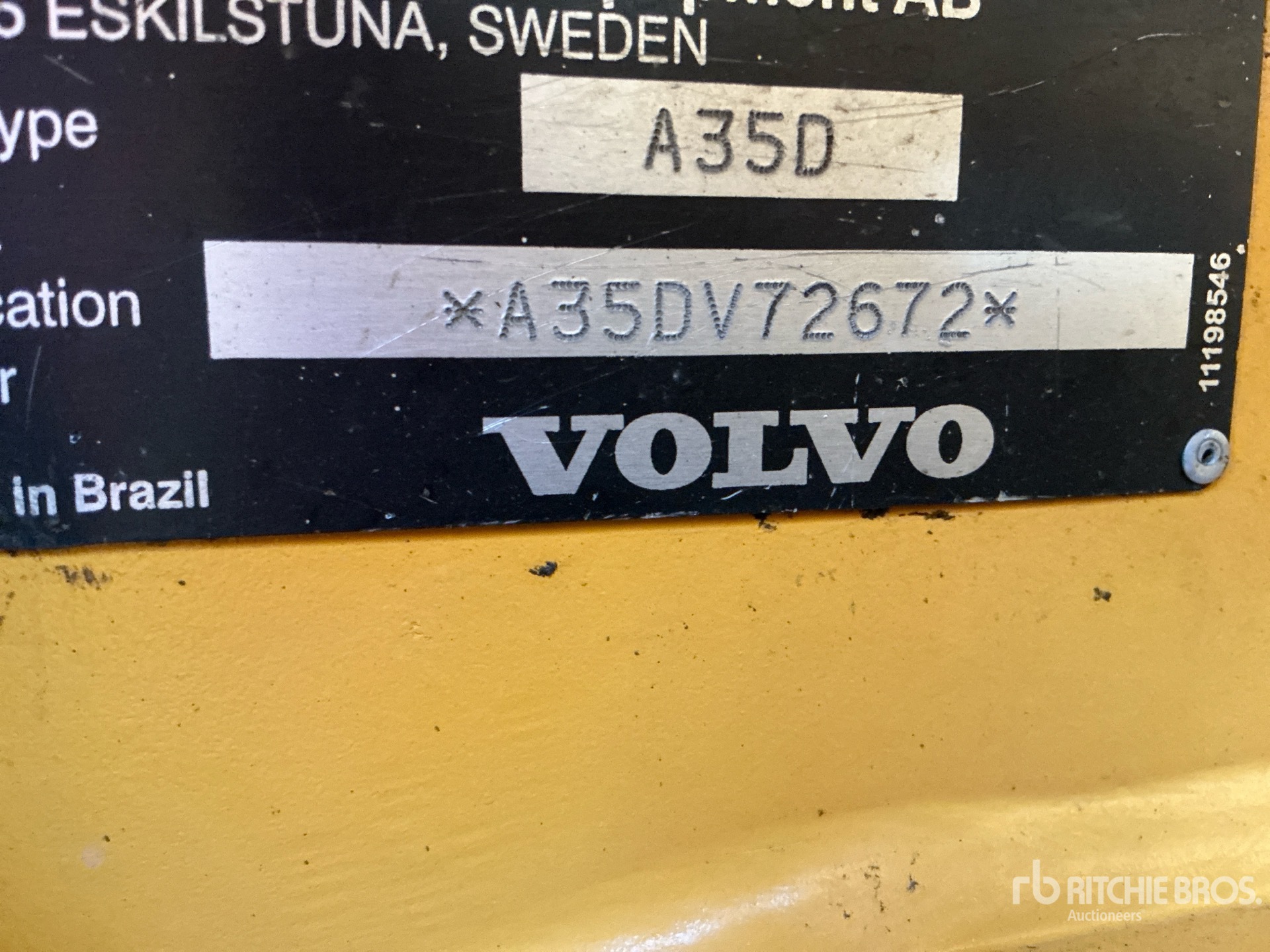 2008 Volvo A35D