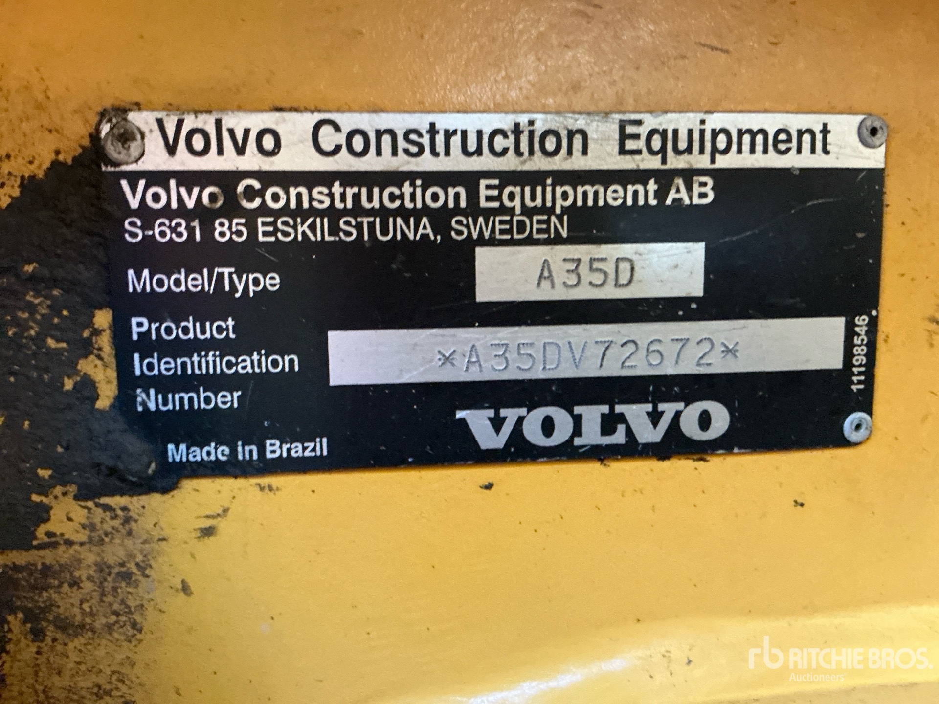 2008 Volvo A35D