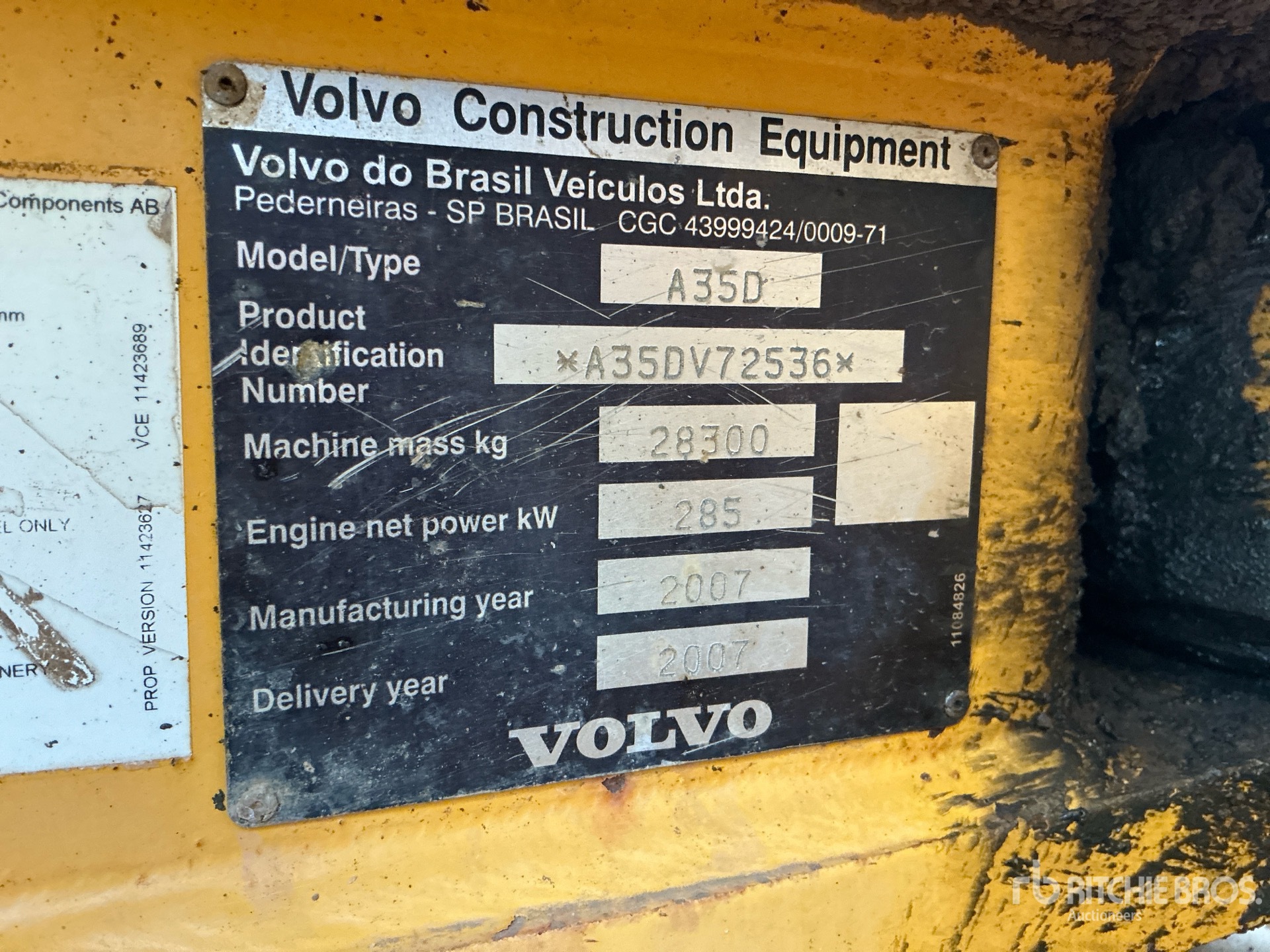 2007 Volvo A35D