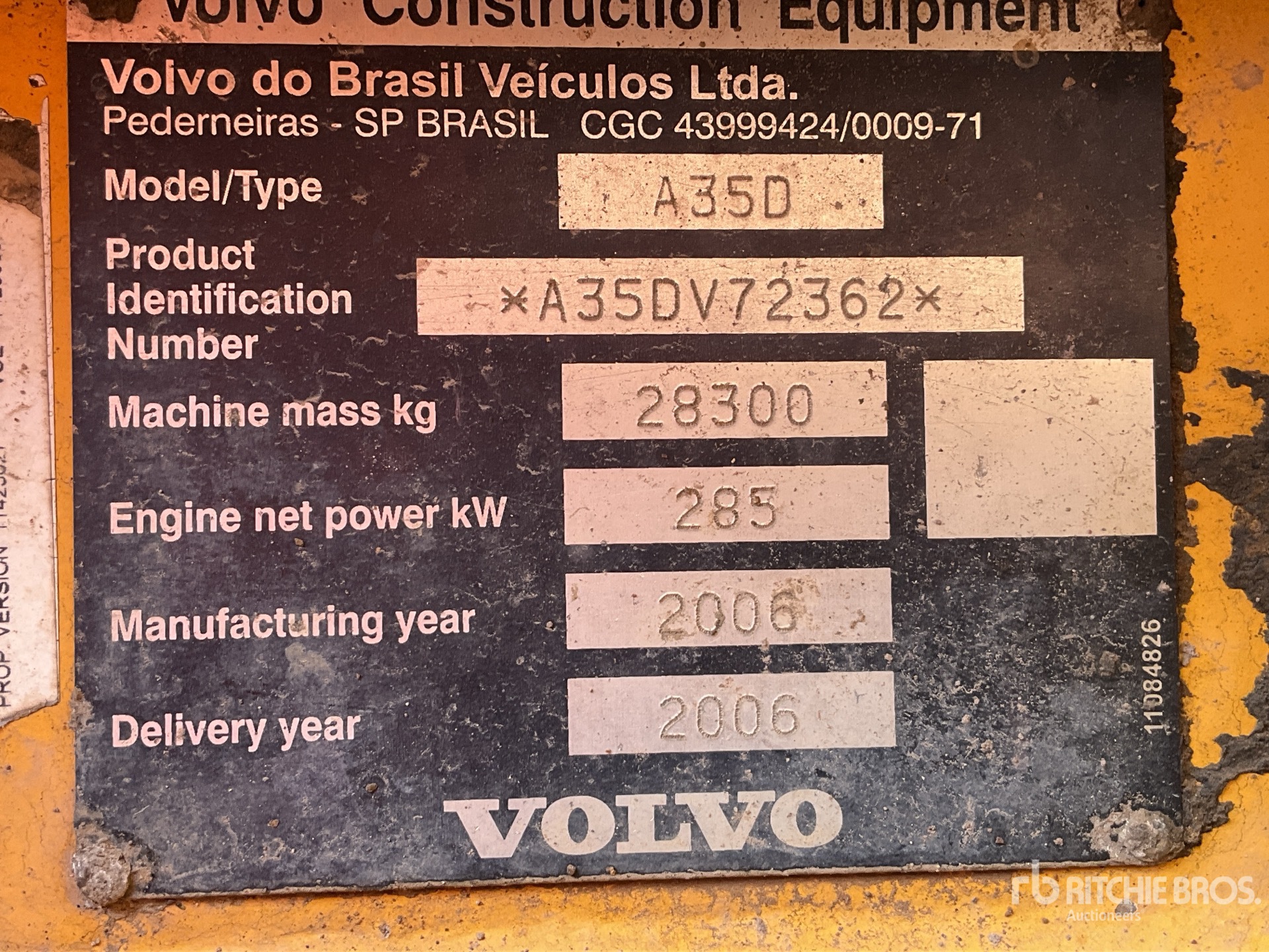 2006 Volvo A35D