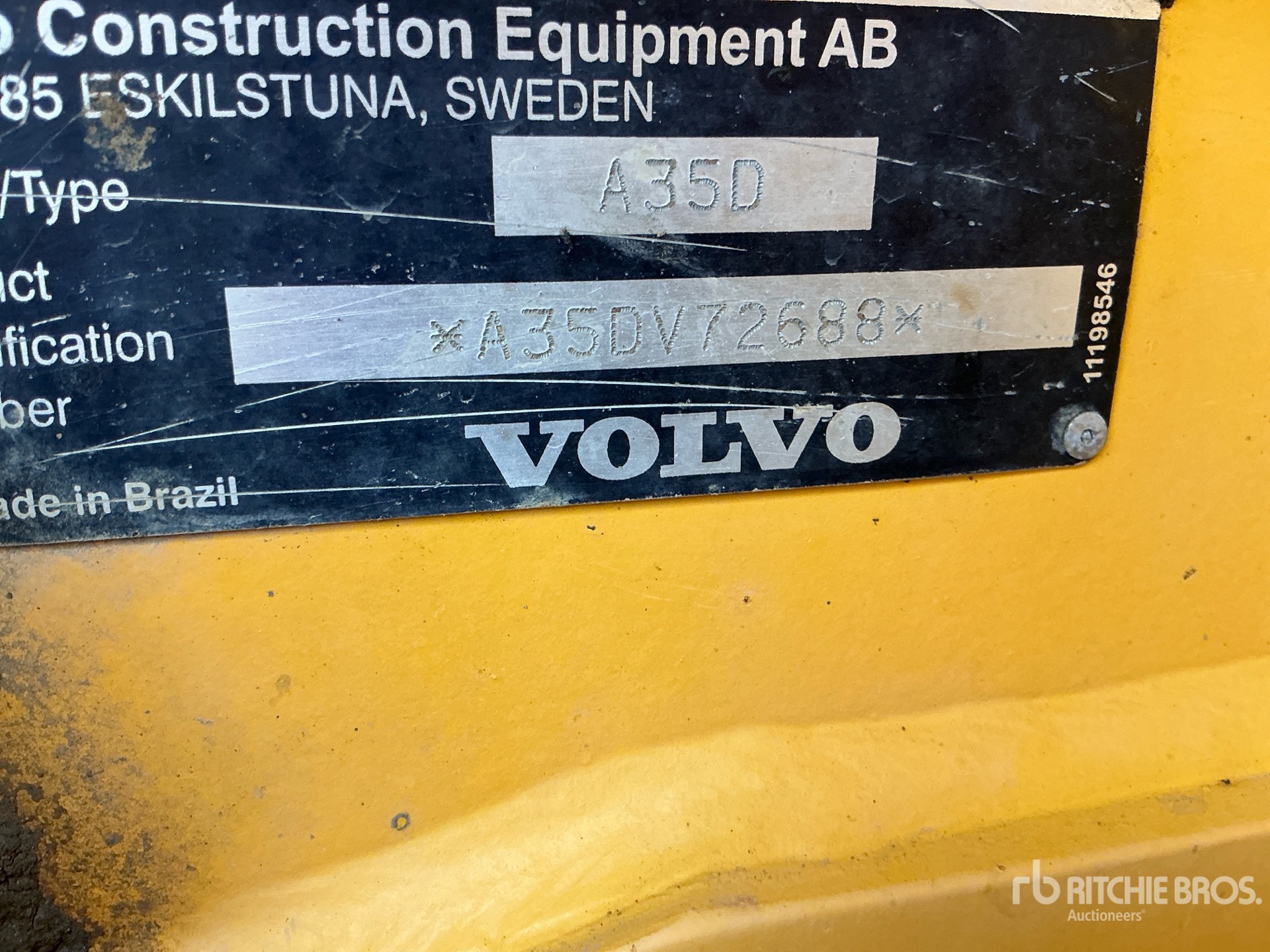 2007 Volvo A35D