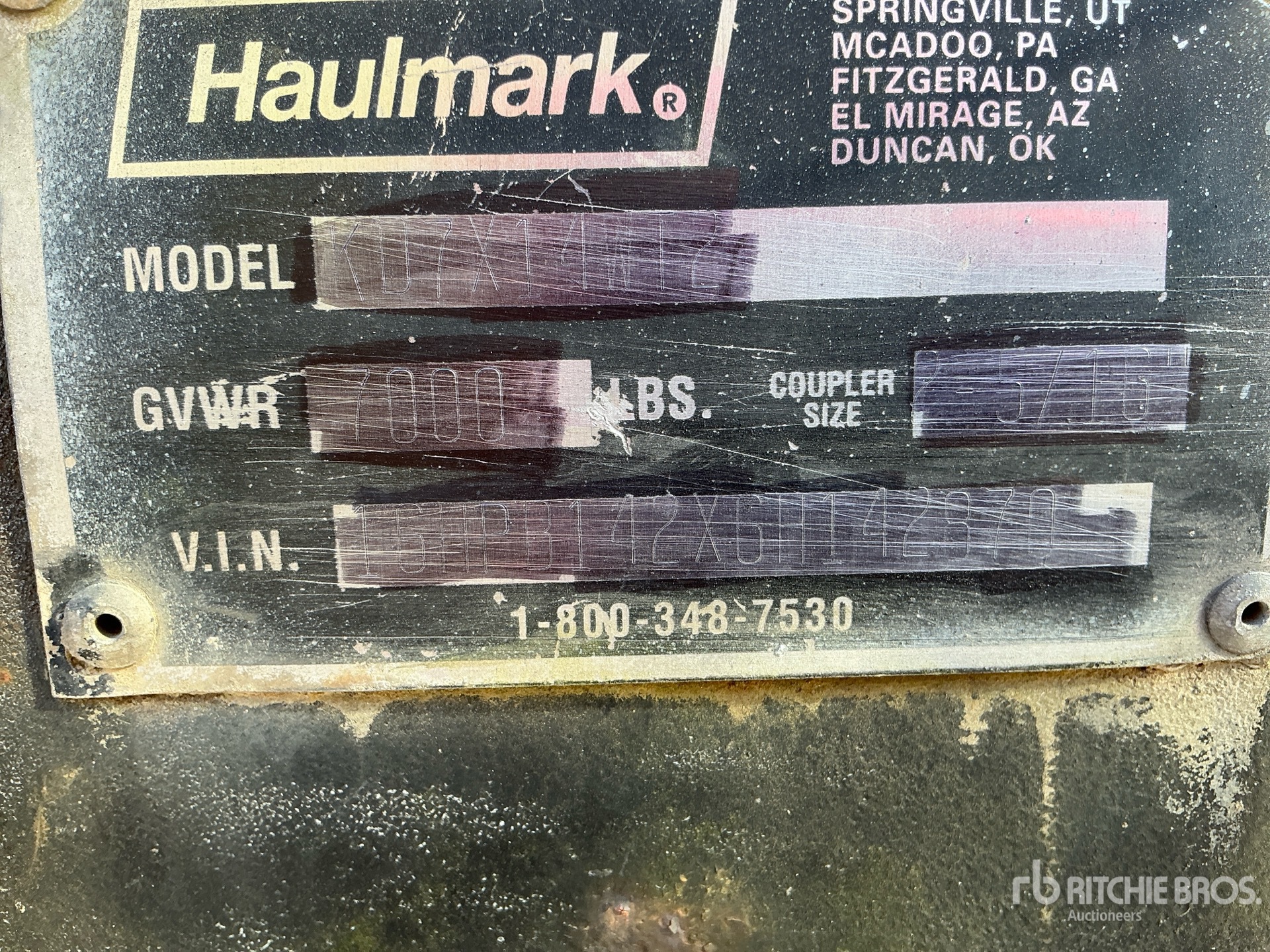 2006 Haulmark 14 ft T/A