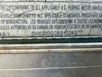 General Appearance with Numero seriale/numero d’identificazione del veicolo (VIN)