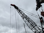 Crane Superstructure with Boom Point Section