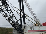 Crane Superstructure with Boom Stops