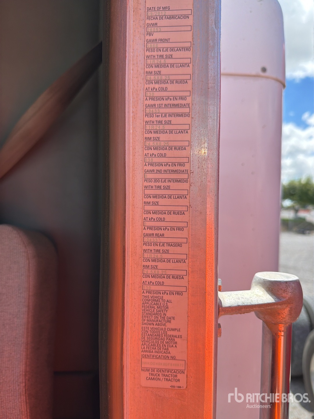 2013 Kenworth T800B