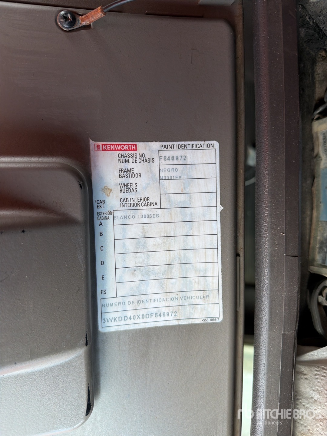 2013 Kenworth T800B
