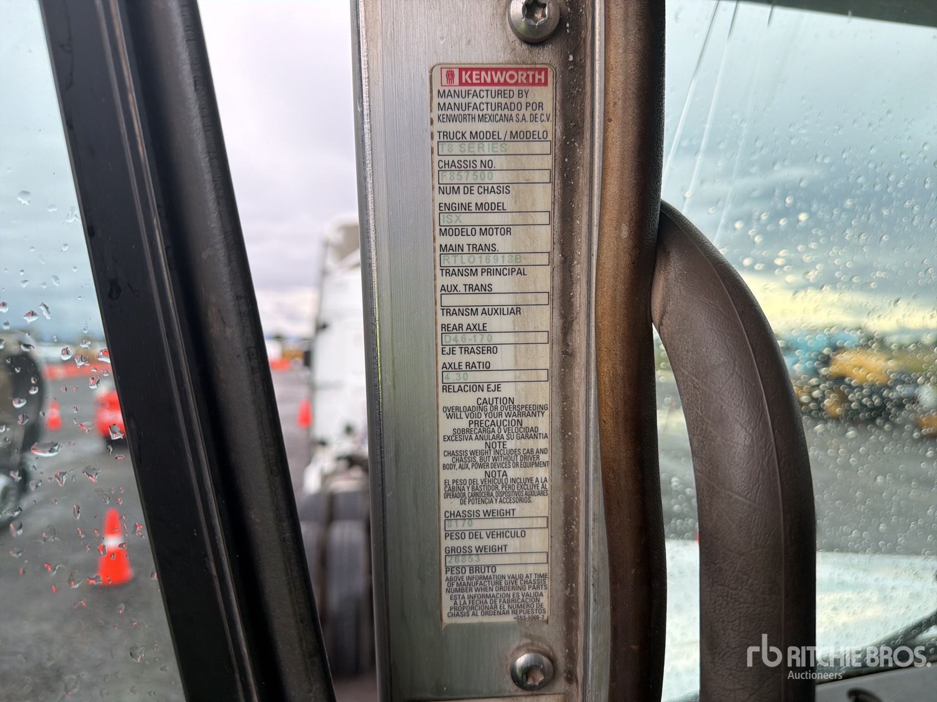2014 Kenworth T800B