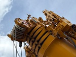 Crane Superstructure with Boom Head Section