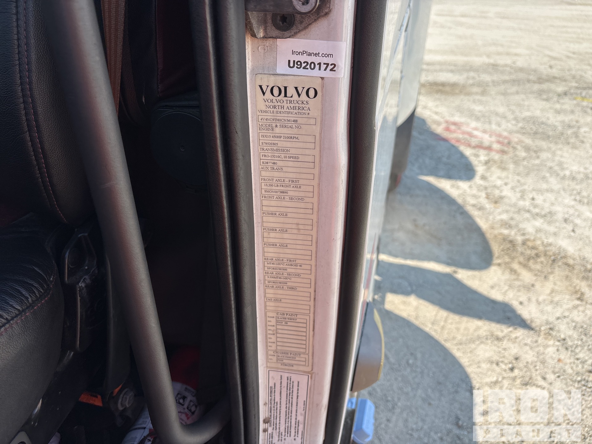2012 Volvo VNL