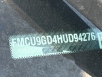 General Appearance with Frame Stamp Serial Number/VIN Photo
