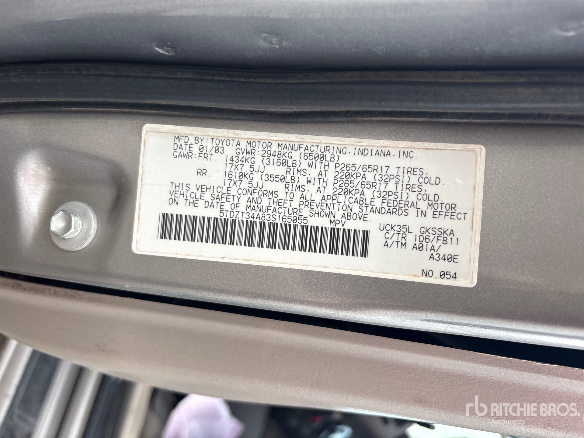 2003 Toyota SEQUOIA