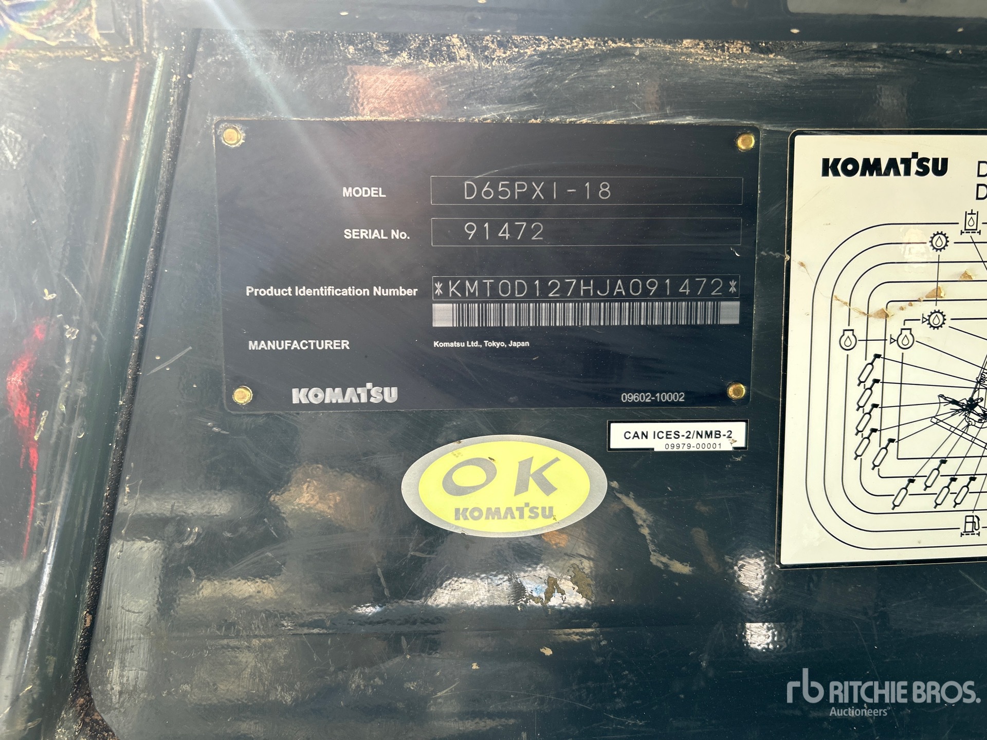 2019 Komatsu D65PXI18