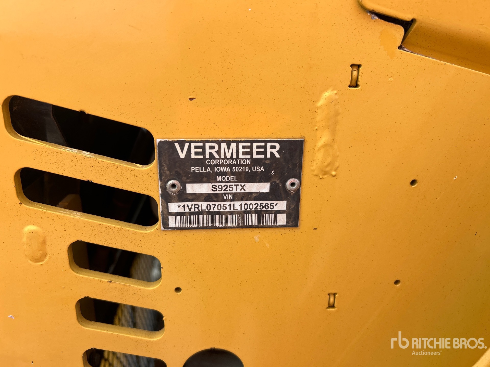 2020 Vermeer S925TX