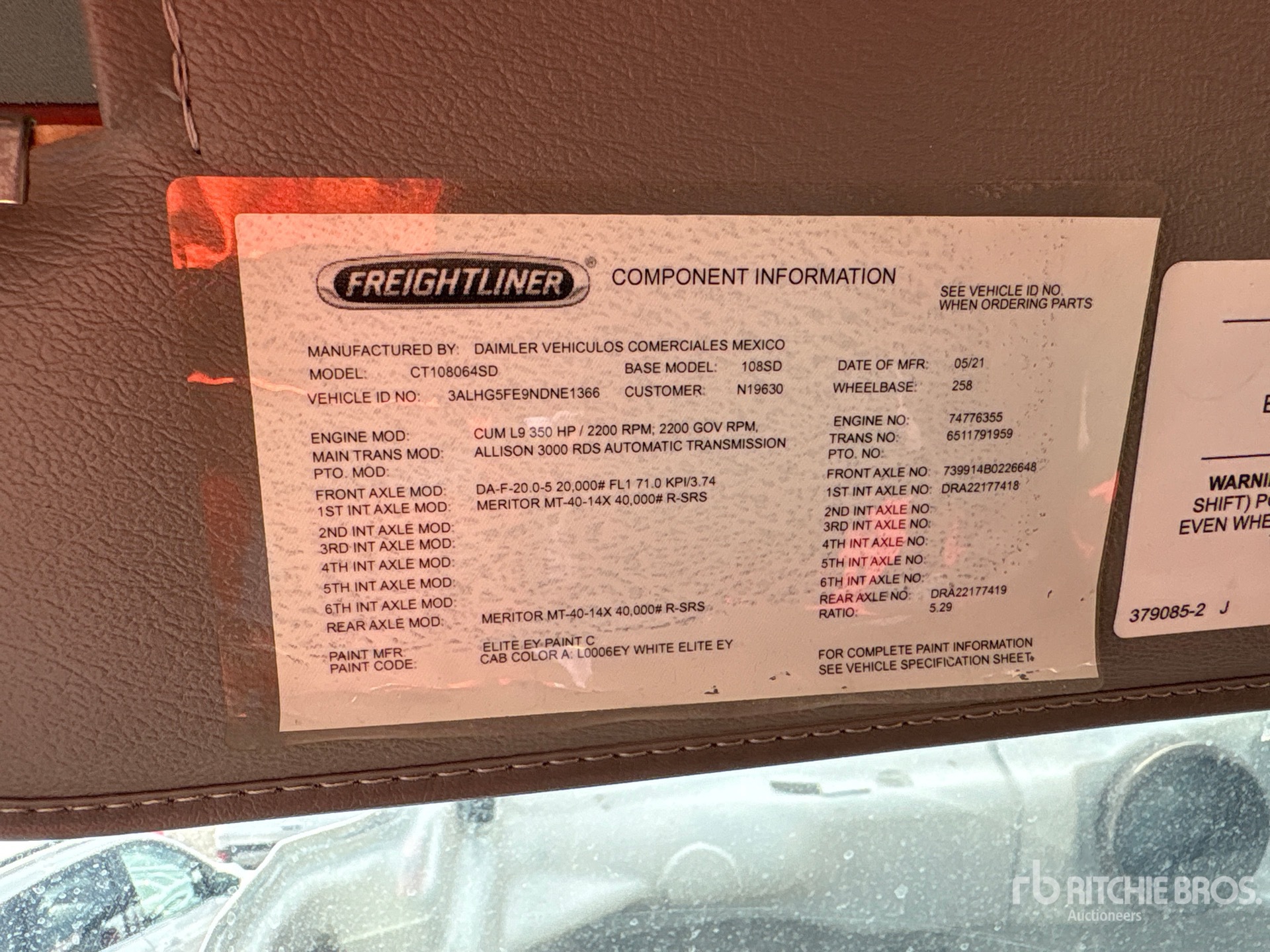 2022 Freightliner 108SD