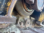 Undercarriage with Left Track Rollers