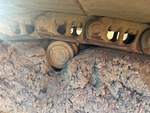Undercarriage with Left Carrier Rollers