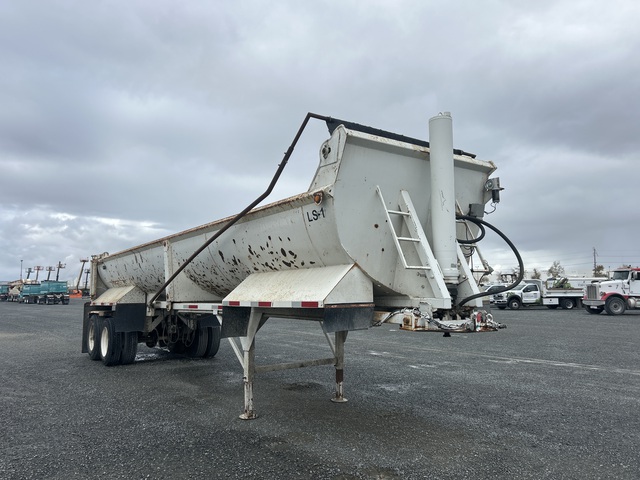 1998 Spcns 33 Ft End Dump Trailer