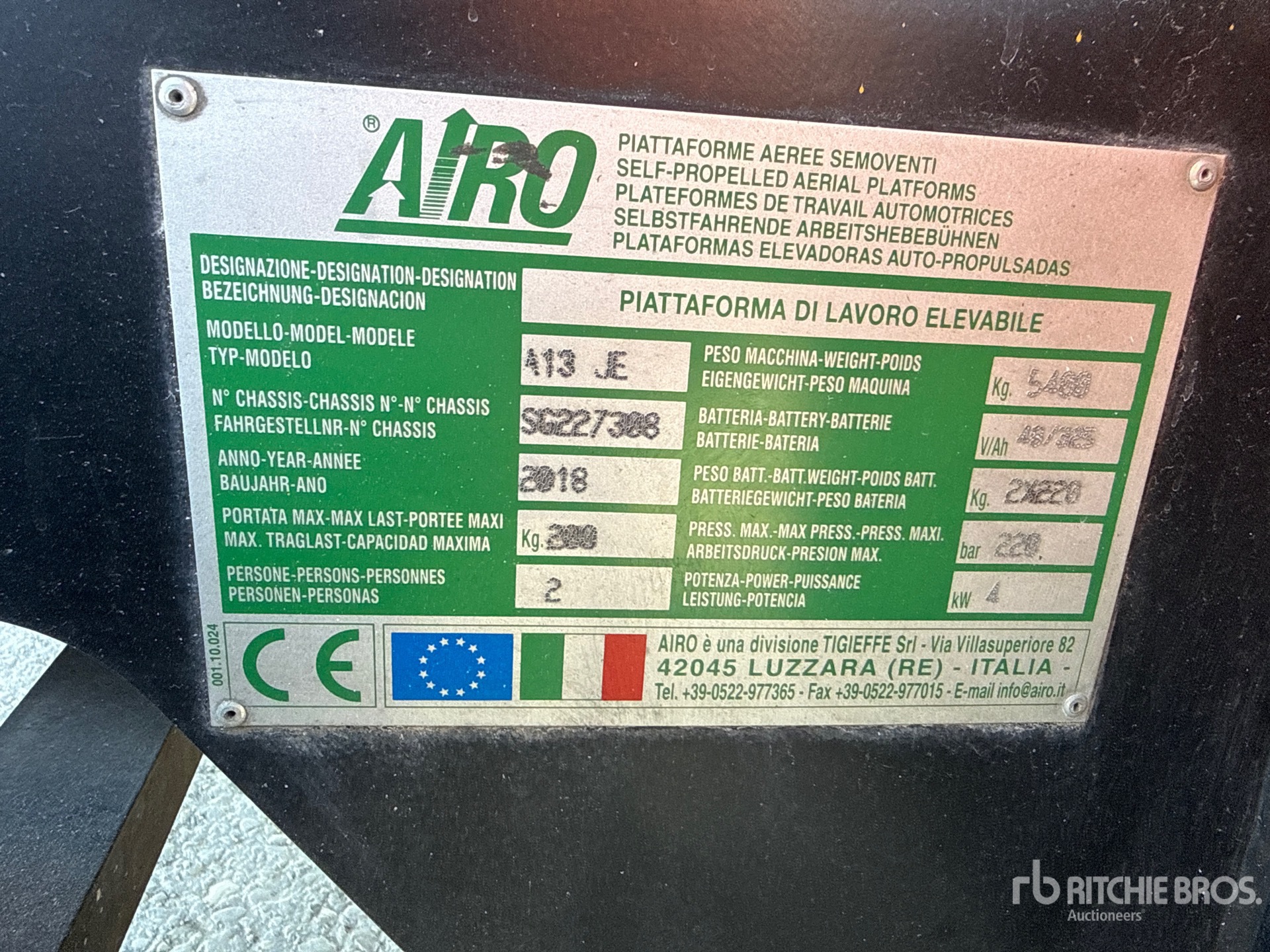 2018 Airo A13 JE