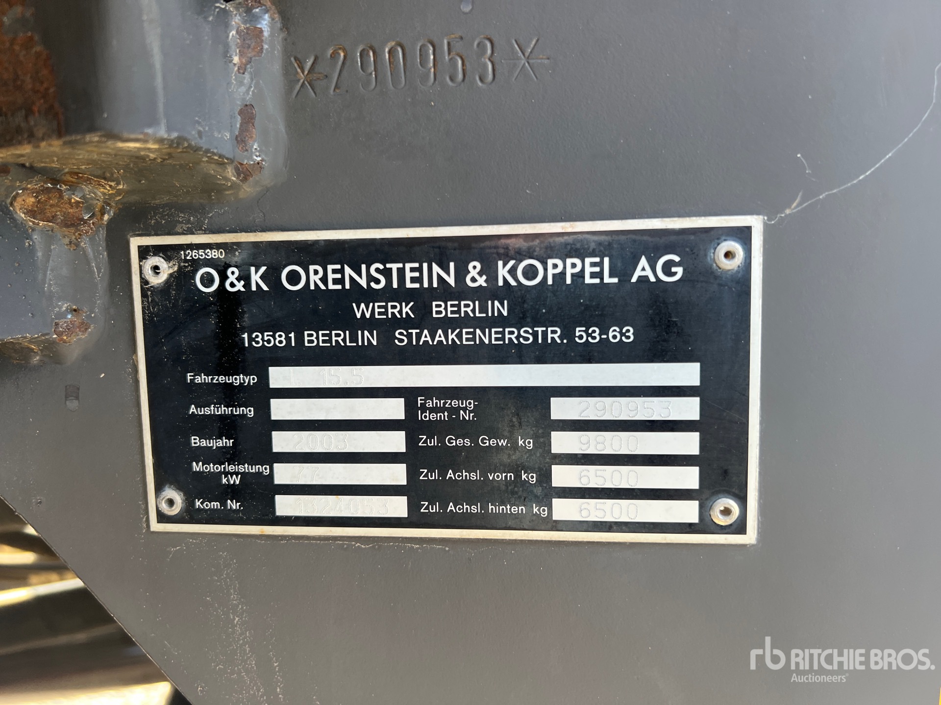 2003 O&k L15.5