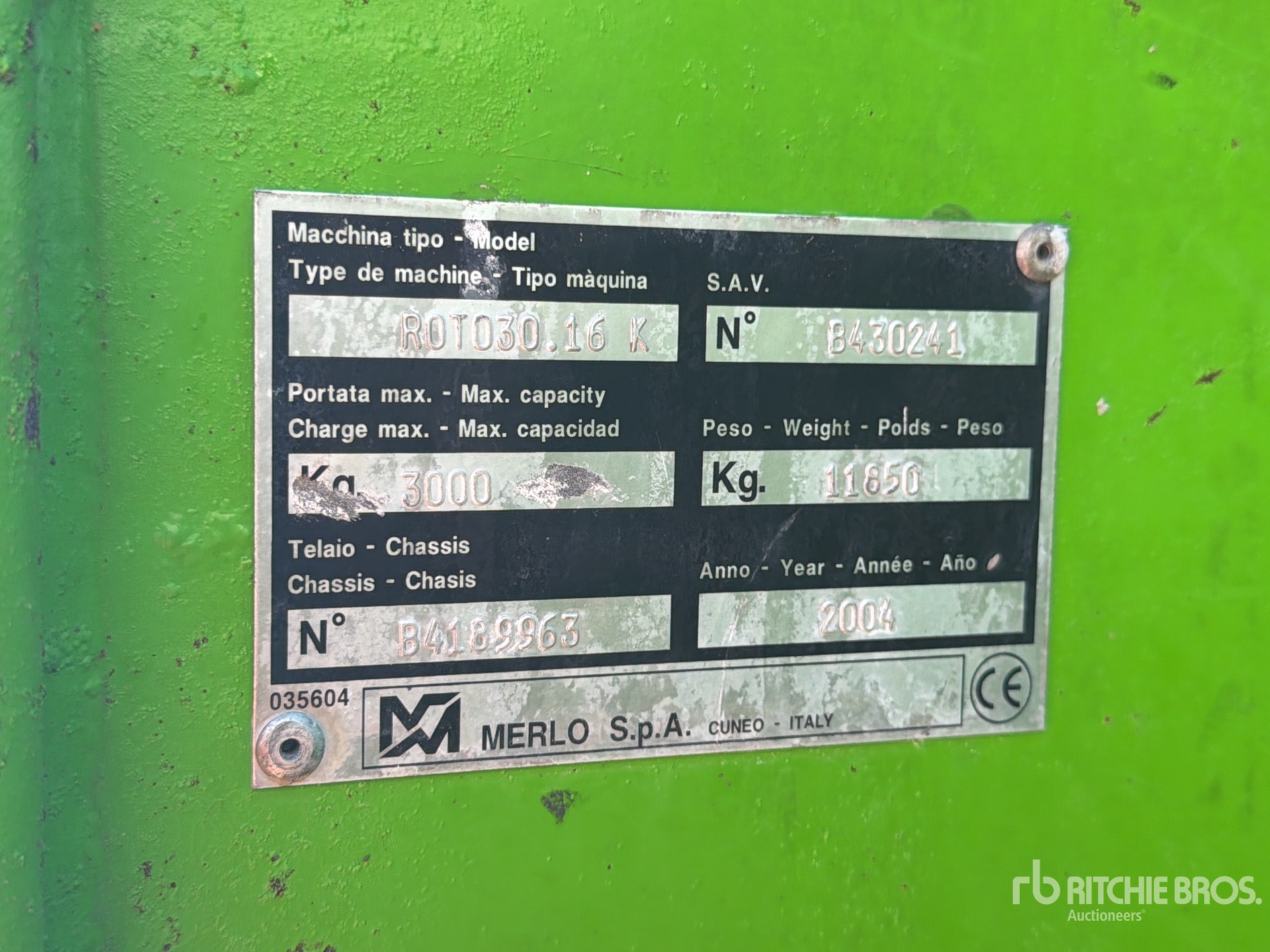 2004 Merlo ROTO 30.16