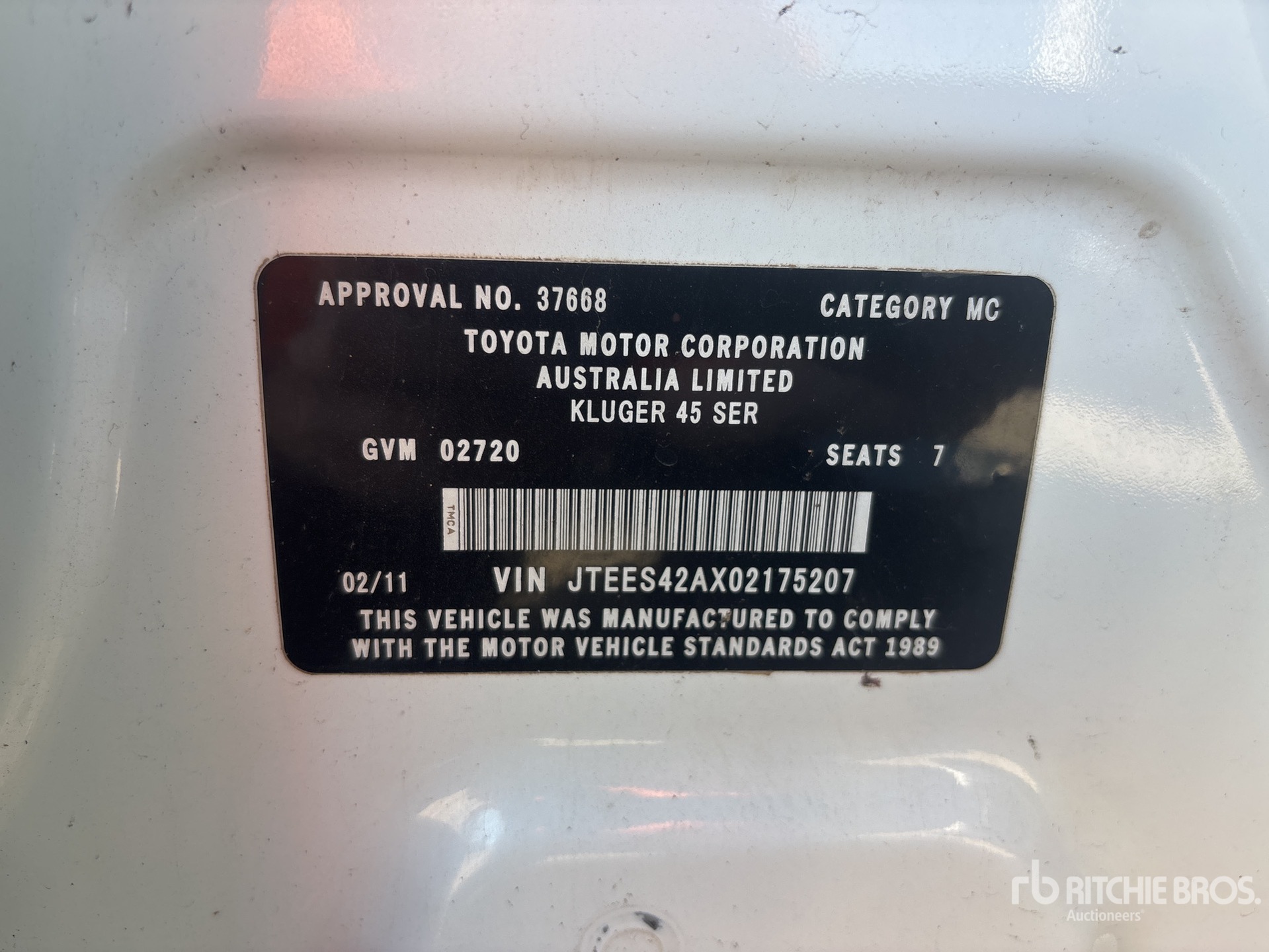 2011 Toyota KLUGER