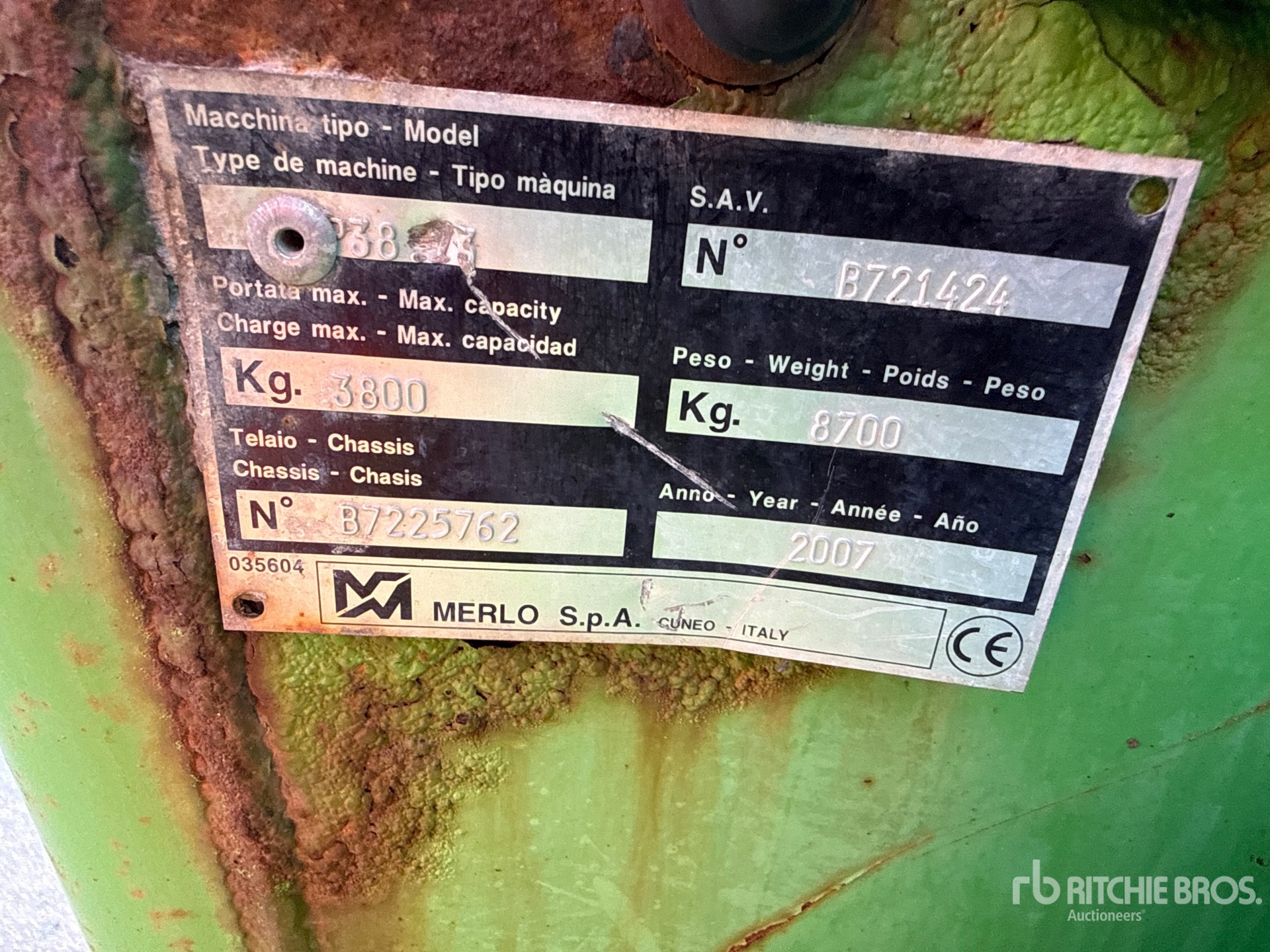 2007 Merlo PANORAMIC P 38.