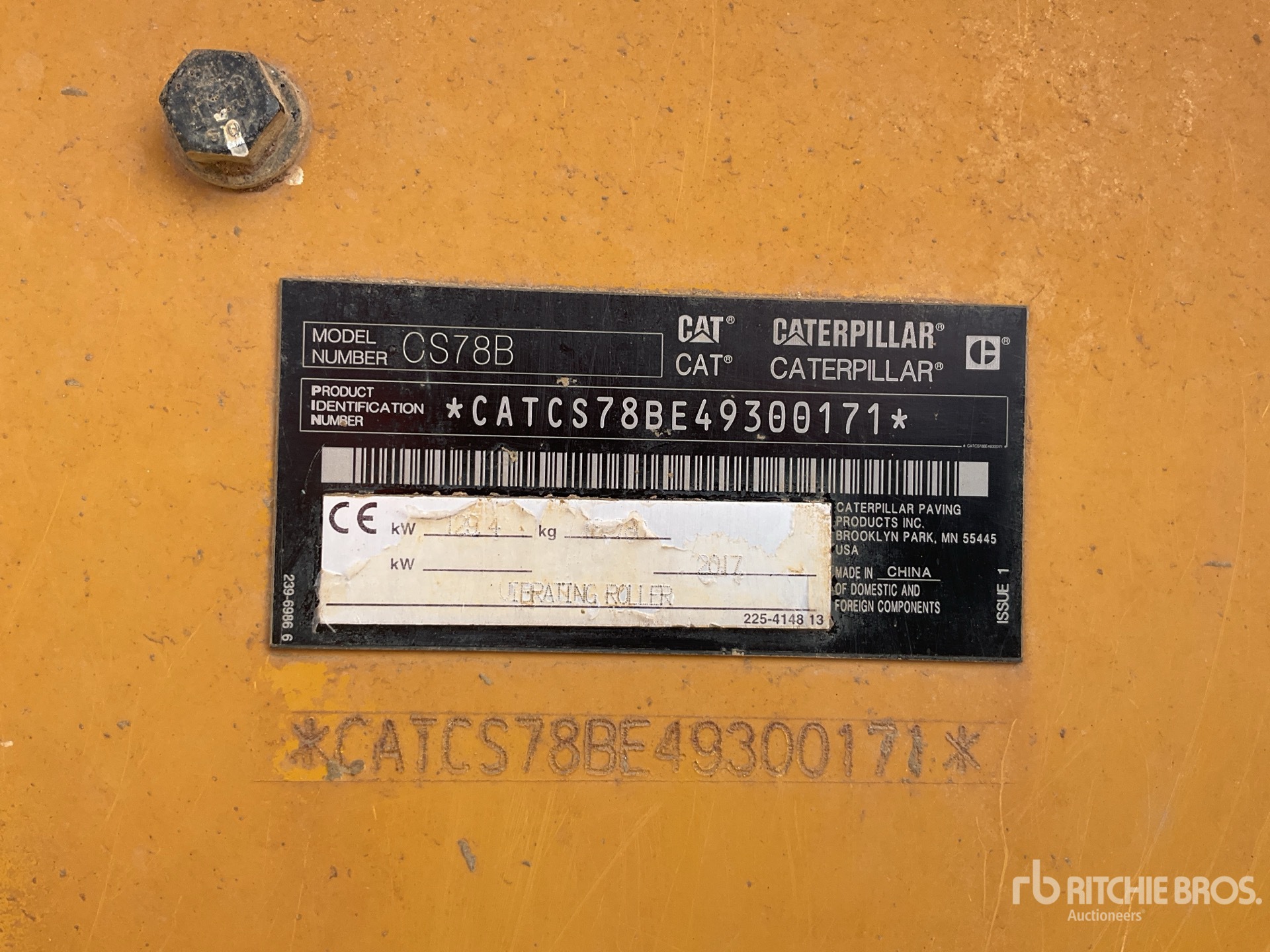 2017 Caterpillar CS78B